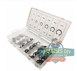 Hộp phanh phe gài trục chặn trục 100 chiếc nhiều kích cỡ thay thế tiện dụng