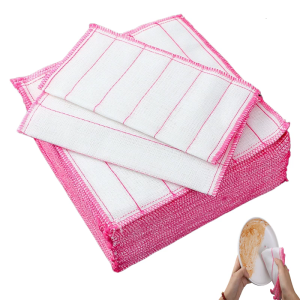 Extra Thick 8 Layer Cotton Gauze Dish Cloth Reusable Washable For Kitchen Cleaning Car Detailing 12pcs Cleaning Wipes