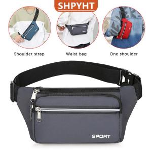 [COD] SHPYHT SPORTS Fashion Men Women Waist Bag Casual Fanny Pack Purse Large Phone Belt Bag Pouch Outdoor Travel Phone Bag Banana Hip Bags