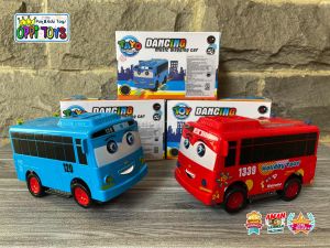 [FREE BATERAI] Mainan Anak Bis Tayoo Dancing Mainan Bis Taayo Joget dan Music - Little Bus Dancing Music Wagging Car