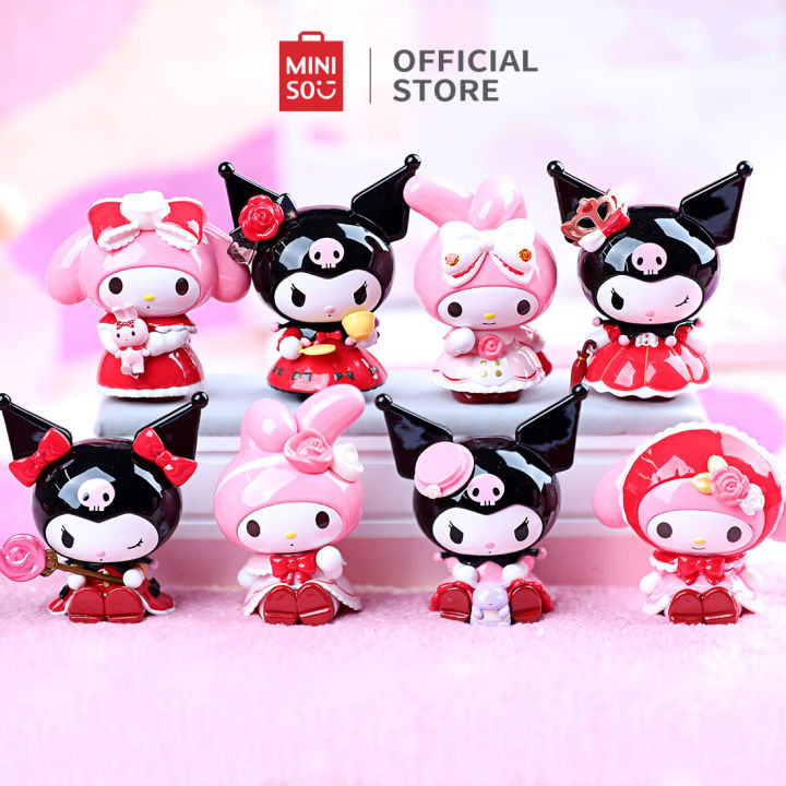 Miniso Sanrio Kuromi Melody Blind Box Model Figur Kotak Buta Seri