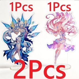 2Pcs/Pack Demiurge Mem PhiLia093 Cyrene Yaoguang Couple Acrylic Stand Figure Set Cute Anime Character Desktop Display Decoration Collectible Model Gift