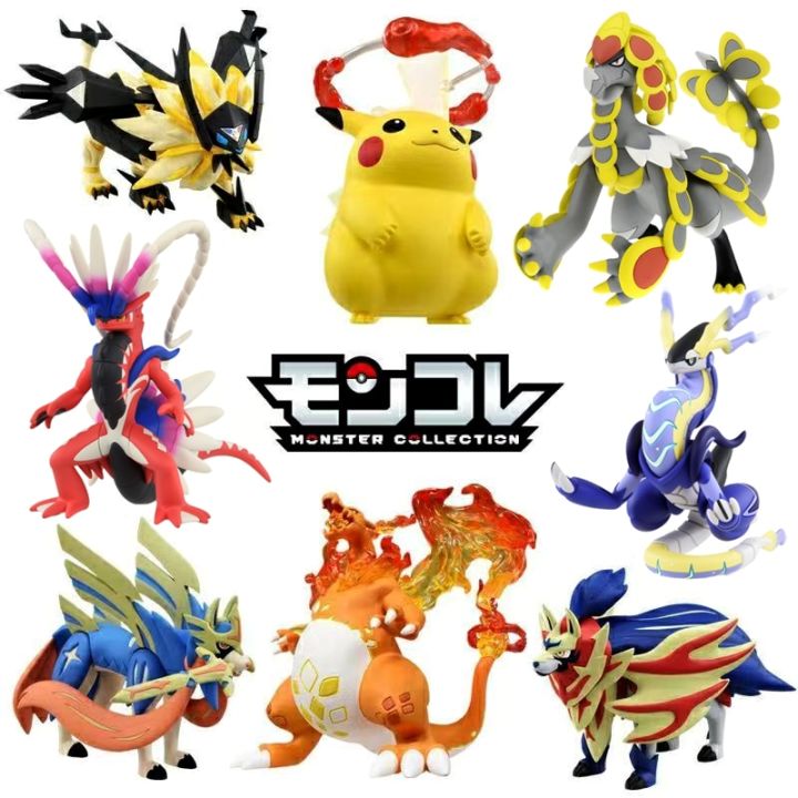 TOMY Original Pokemon Figures ML Series Large Charizard Pikachu Koraon ...