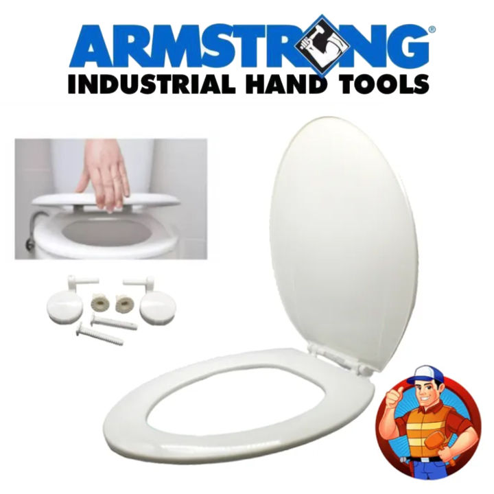 TOILET BOWL SIT COVER WHITE STANDARD SIZE TOILET SEAT COVER (STANDARD