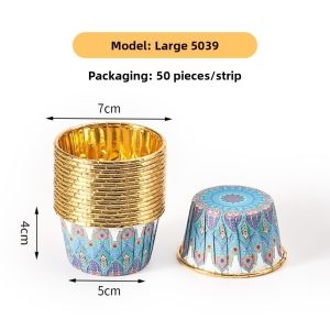 LUZMAR 50pcs Disposable Muffin Cupcake Liners Pastry Tools Baking Mold Cake Paper Cups Eco-Friendly Baking Cup Tray Case Party Supplies
