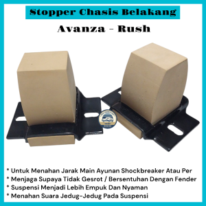 Karet Stopper Belakang Avanza Rush Spon Empuk 1Set(2Pcs)