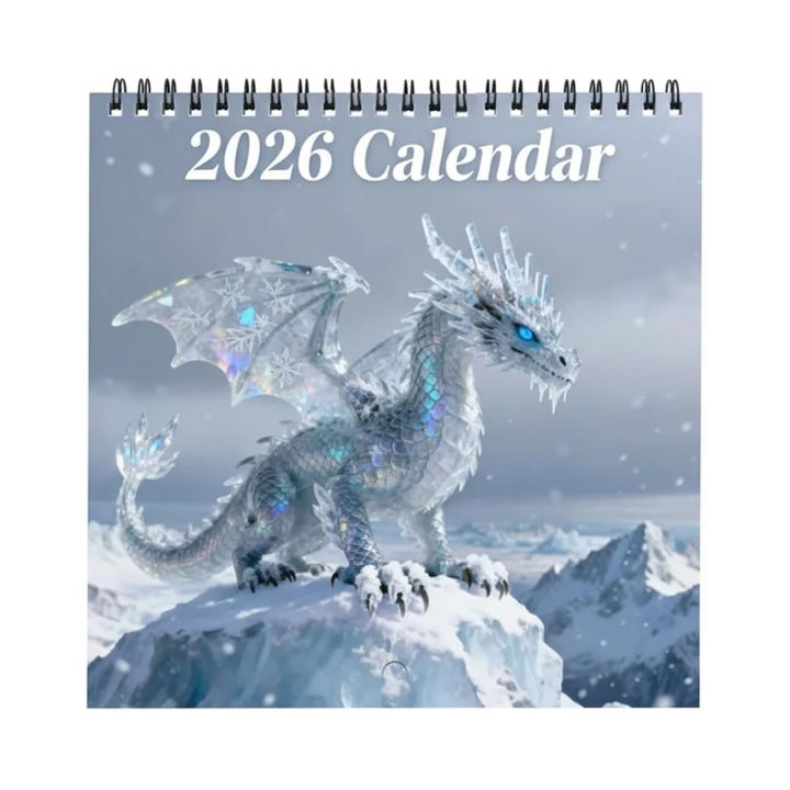 Dragon Wall Calendar 2026 Dragon Gift Calendar 2026 Dragon Fantasy Wall ...