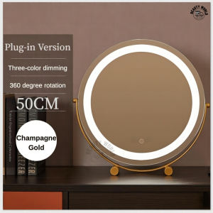 [SG Seller]Makeup Mirror led tabletop with lamp mirror intelligent makeup table-top makeup bedroom makeup makeup mirror