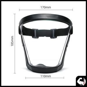 เต็มหน้า เฟสชิว face shield กันฝ หน้ากากป้องกัน กีฬาปั่นจักรยานเฟสชิว ป้องกันแสงแดด แบบดี กระจกแข็งแรง แบบ PC ไม่ขึ้นฝ้า