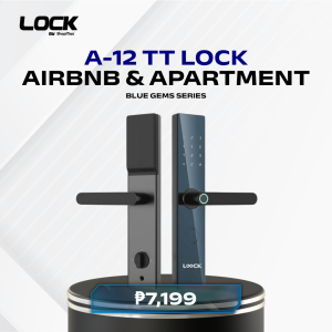 LOOCK A12 Digital Door Lock | 6-in-1 Entry with Fingerprint & TTLock App | Smart Lock with RFID & Mechanical Key