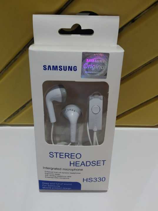 Headset samsung ORI Handsfree samsung ORI Headphone samsung ORI HS 330 STEREO EARPHONE 100 ORIGINAL TERMURAH TERBARU Lazada Indonesia