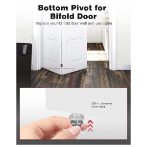 ชุดซ่อมฮาร์ดแวร์สองพับประตูสกรูรูปตัวนอกชุดฮาร์ดแวร์ประตูตู้เสื้อผ้าชุดซ่อมแซมอะไหล่ที่ทนทาน