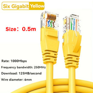 Ethernet Cable High Speed Rj45 Cat6 Utp Lan Internet Cable 0.3m-20m Outdoor Waterproof Network Cable