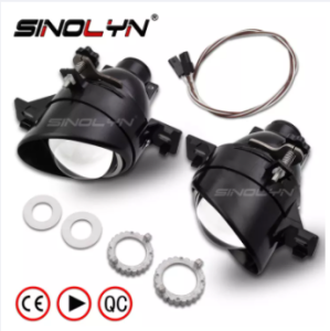 ไฟตัดหมอก Nissan Qashqai/Sunny/X-Trail/Versa/Altima/Maxima/Murano/เส้นทาง/Sentra/Tiida โคมไฟ D2H H11 HID โปรเจคเตอร์ Bi-Xenon เลนส์สูงต่ำแสงปรับแต่ง