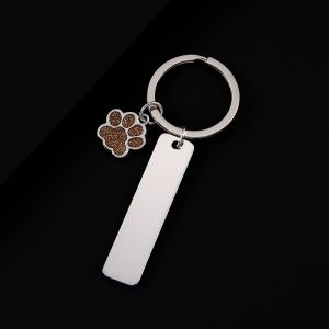 Drive Safe I Love You Keychain Personalized Paw Key Ring Christmas Festival Gift for Lovers Family
