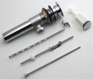 ชุดอะไหล่สะดืออ่างล้างหน้าแบบป๊อปอัพแบบก้านโยก ชุดสะดืออ่างล้างหน้าแบบป๊อปอัพ แบบยาว สะดืออ่างป็อปอัพ อะไหล่อ่างล้างหน้า