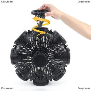 [COD] Cozyroom 8 Holes Upgraded Catch Loach Lobster Yellow Eel Cage Outdoor Fishing Net Cage Plastic Shrimp Cage With Counterweight Box