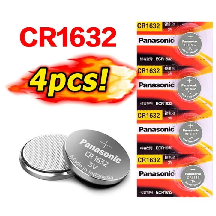 ใหม่เอี่ยมแท้พานาโซนิค4 X 100 ของแท้สำหรับ Cr1632เหรียญเซลล์ปุ่ม3V