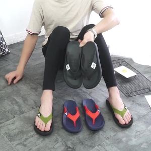MenS Summer Non-Slip Outdoor Flip-Flops WomenS Summer Sandals MenS Casual Korean-Style Beach Shoes