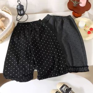 TUmama Quần ống rộng chấm bi cho bé gái sang trọng cho mùa xuân và mùa thu mềm mại và thoải mái