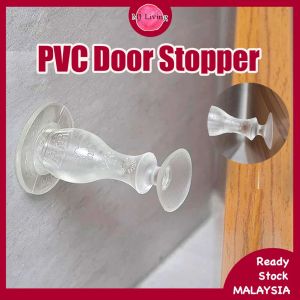 PVC Punch-free Door Stopper Durable Mute Anti-collision Cupboard Window Crash Cushion Strong Suction Self Adhesive