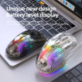 Attack Shark X2 Pro RGB transparent mouse luminous wireless Bluetooth three-mode rechargeable game esports mouse. 