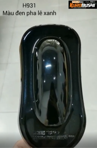 Sơn Xịt Samurai Màu Đen Pha Lê Xanh H931
