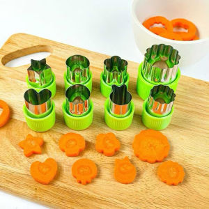 Cetakan sayur 8in1 set alat cetak sayur isi 8 cetakan bento sayuran pemotong sayuran SH G13