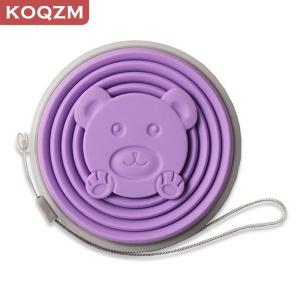 [COD] KOQZM KITCHEN Folding Cup Foldable Collapsible Telescopic Silicone Water Bottle Teacups