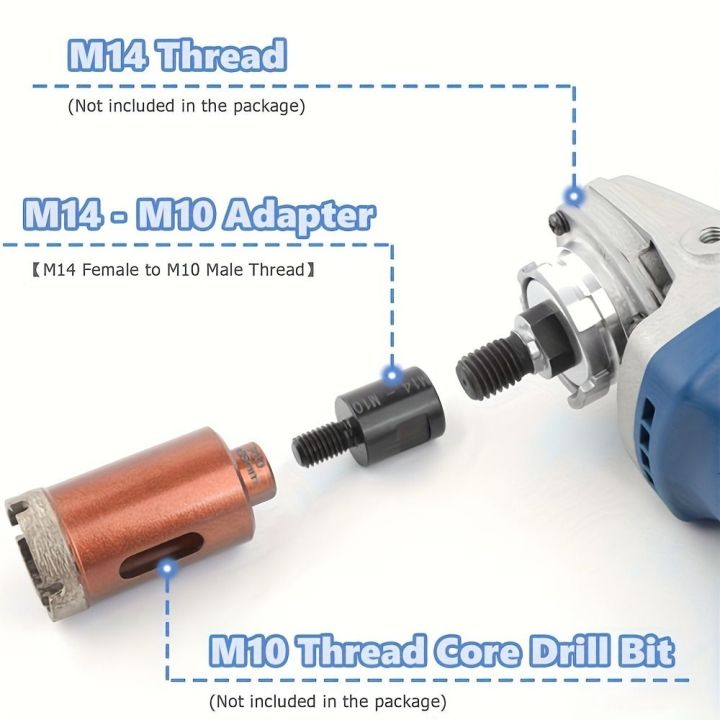 MARISSAWI Chủ đề 5/8-11 Bộ chuyển đổi máy mài góc Đa năng M 14 đến M 10 ...