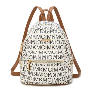 MKMC Tas Ransel Wanita Import Ransel Korean Style Kulit Motif Terbaru Tas Ransel Wanita Fashion Medium Tas Backpack Wanita Waterproof Kekinian COD