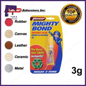 20pcs/pad Mighty Bond 1g Super Glue Instant Glue Soft rubber shoe repair waterproof universal strong