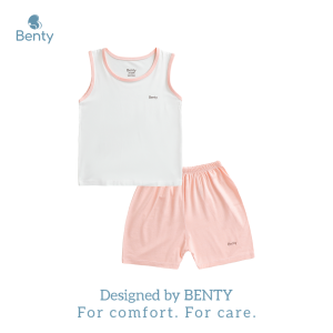 Bộ ba lỗ phối viền BENTY basic chất mềm mịn đồ bộ trẻ em cao cấp cho bé trai bé gái