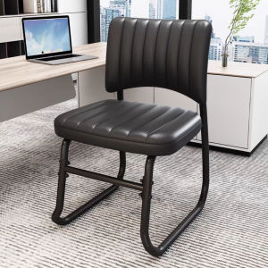 AIBM Office Chair Study Chairs Ergonomic Computer Chair Sponge Leather Bedroom Learning Backrest Chair Meet Staff Chair