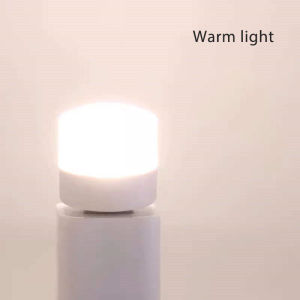 AN Lampu LED Mini Portabel/Lampu Baca Lampu Samping Tempat Tidur Lampu Perjalanan/Bohlam Darurat Serbaguna/Lampu Malam Colokan USB COD