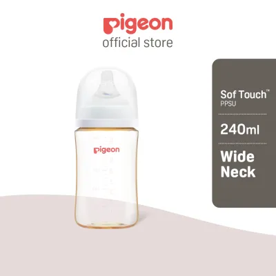PIGEON SofTouch™ PPSU Nursing Bottle (160ml/240ml) (OUTLET RETURN STOCKS)