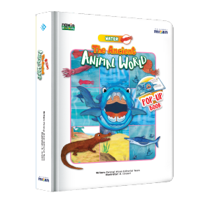 Buku Anak Pop-up Interaktif Dinosaurus - The Ancient Animal World Water Land Flying