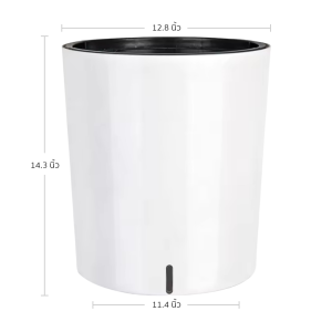 กระถาง กระถางต้นไม้ กระถางรางยาว ขนาด 21 นิ้ว สีดำ 10 ใบ ชิ้น อัน