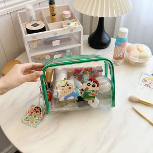 100% Authentic Crayon Shinchan Cosmetics Bag Storage Bags Waterproof Cartoon PVC Material Travel Portable Birthday Gifts 2909-50