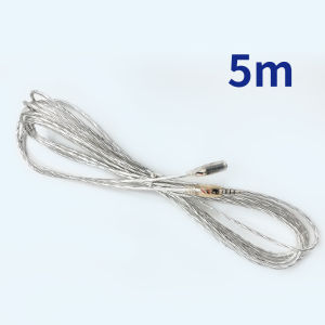⚡5W⚡Dual Way Window Intercom System Speaker System  Anti-Interference  2.8M Cable  Wireless Counter Intercom Intercommunication Microphone for Office/Station/Bank/Business/Store (E390G)