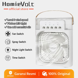 Homievolt kipas pendingin Kipas Angin Pendingin Mini AC Kipas Angin Pendingin Spray Air