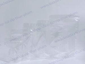 Túi Zip trong suốt đáy đứng - Túi đựng thực phẩm - Túi đựng trà chanh - Túi đựng bánh kẹo - Túi zipper ziplock