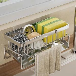 Kệ Rổ Inox Đựng Dụng Cụ Rửa Chén 2 Phân Loại | Giá Để Đồ Bồn Rửa Sang Trọng Gọn Đẹp Nhà Bếp