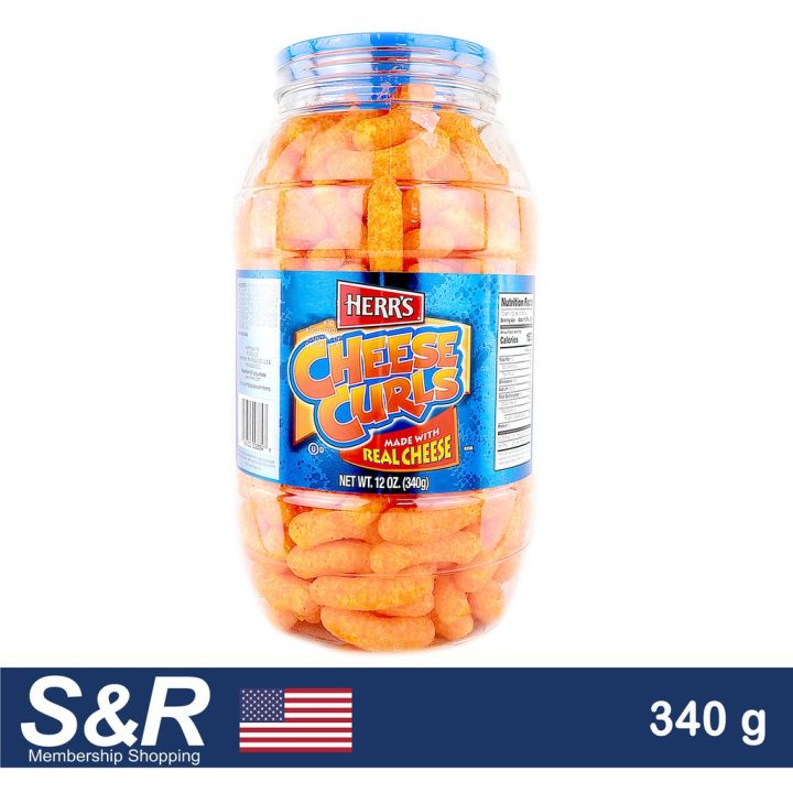 Herr's Cheese Curls 340g Lazada PH
