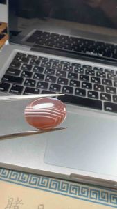 890XB-ĐÁ MÃ NÃO NÂU SỌC TRẮNG KHÓI (THIÊN NHIÊN )KHÔNG XỬ LÝ