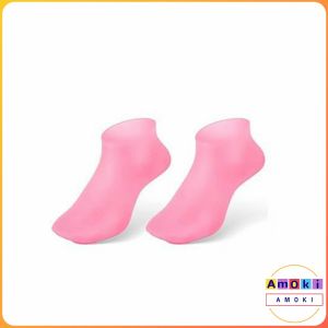 Amoki Silicone Moisturizing Gel Heel Socks Foot Care Socks Soft and Comfortable