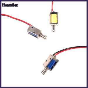 [Heartsbat] Dc 3V 5V 6V 9V 12V Push-Pull solenoid thông qua loại nam châm điện đột quỵ 4mm