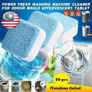 👉 READY STOCK 👉🇲🇾 10 PCS Effervescent Tablet Washing Machine Cleaner Effective Detergent Remover Tablet Cleaning Remover Jualan Murah