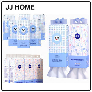 【JJ HOME】【6 Packs/Box】ManHua Blue Series 4-Ply 1280 Sheets Tissue Paper / Hanging Paper Towel / Hangable Napkin