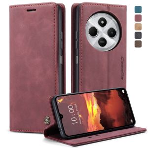 New Phone Case For Xiaomi Redmi 14C 13C 13 12C 12 Magnetic Leather Wallet Card Slot Flip Cover Casing